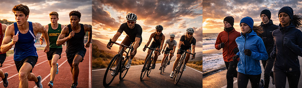 Athletes training together — the world Smagpie Coaching was built for